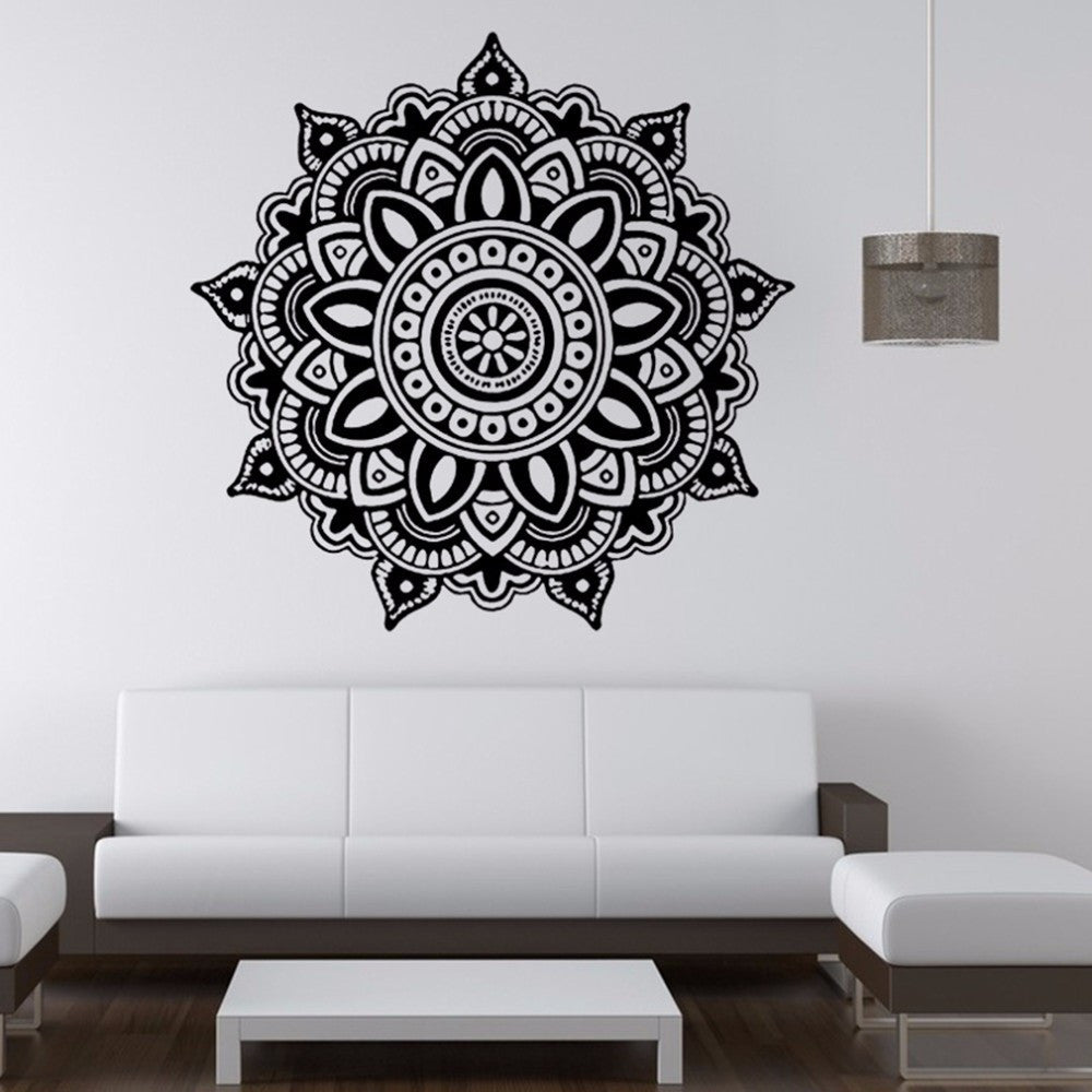 Bedroom Mandala Wall Stickers