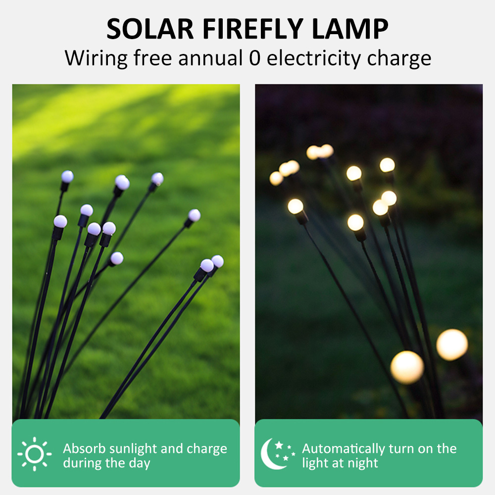 Solar Swaying Light: Outdoor Decor for Yard, Patio, and Pathways