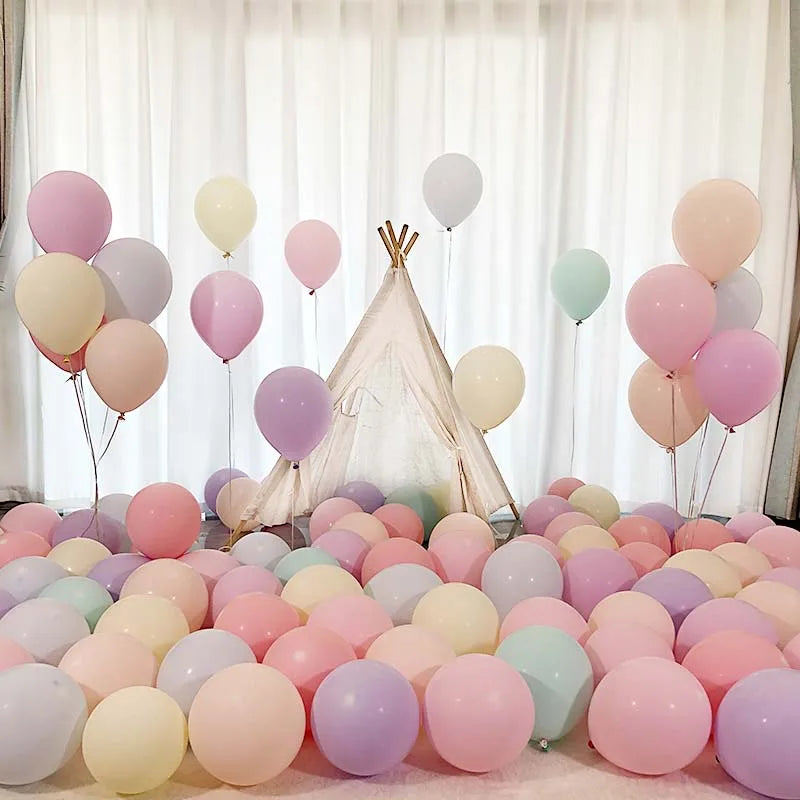 50pcs Macaron Latex Balloons