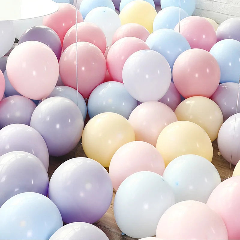 50pcs Macaron Latex Balloons