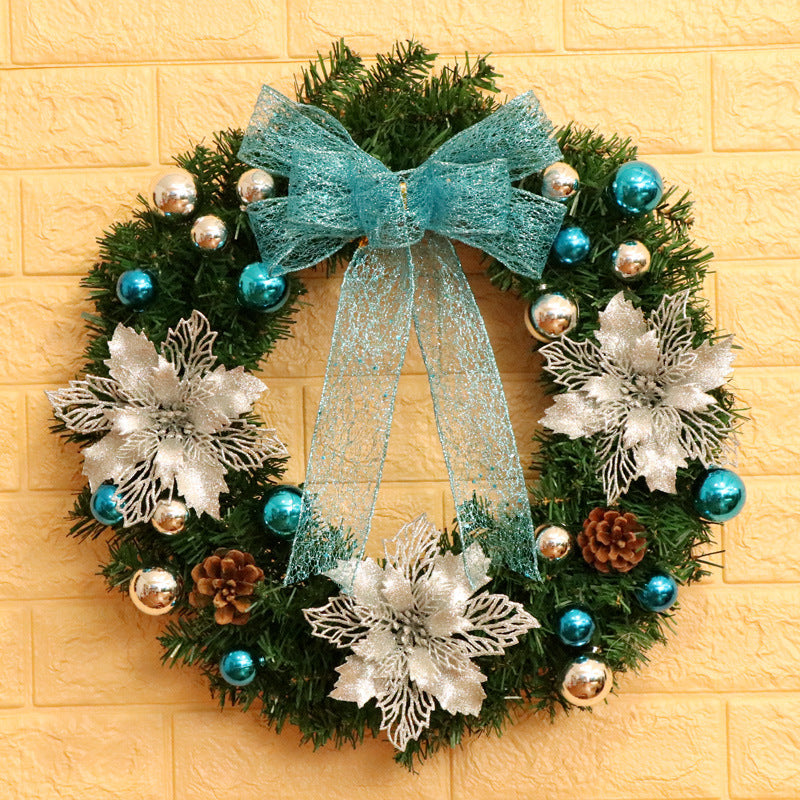 Festive Rattan Ring Wreaths Door Decorations