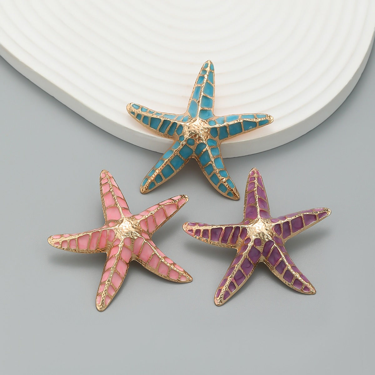 Fashionable Starfish Earrings