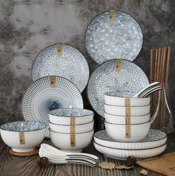 Japanese Ceramic Tableware Set