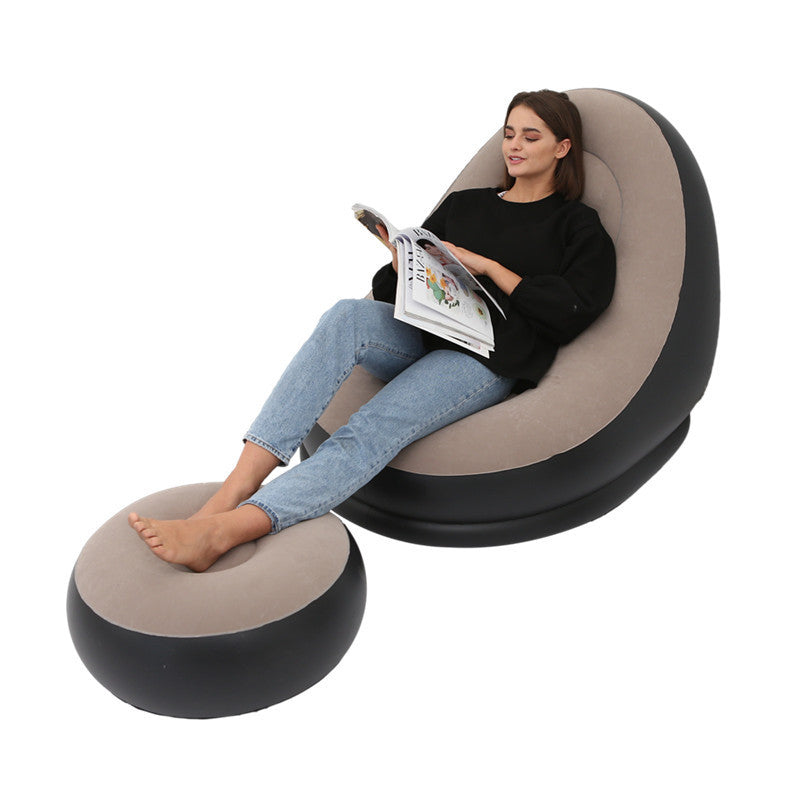 Inflatable Sofa Chair with Footstool