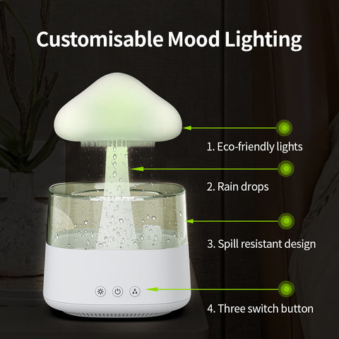 Water Drop Mushroom/Rain Cloud Humidifier