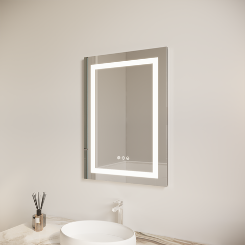 20 x 26 inch LED Bathroom Medicine Cabinet with Mirror (Left Door)