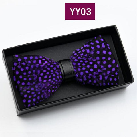 Feather Bow Ties