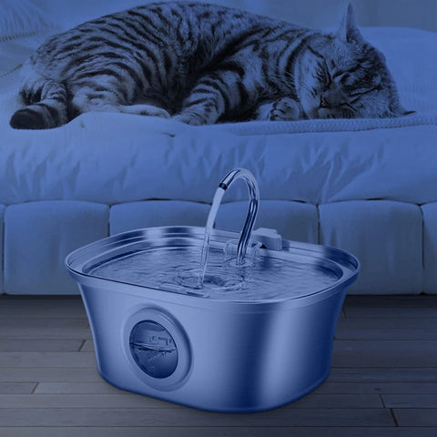 3.2L Cat Water Fountain with Water Level Window