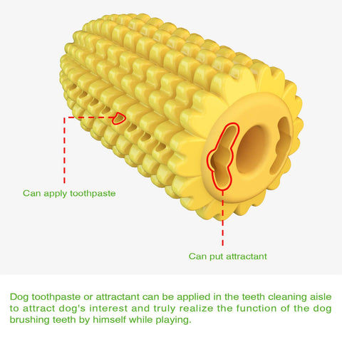 Puppy Toothbrush Clean Teeth Interactive Corn Toys