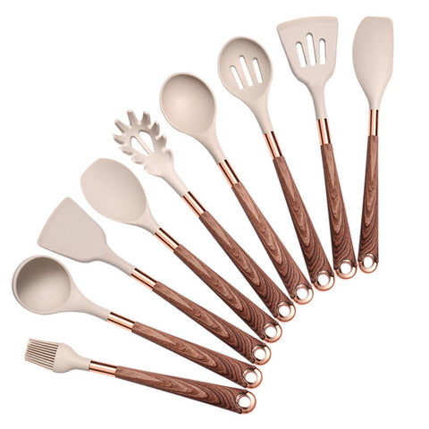 9pcs Silic Cooking Kitchen Utensils Set