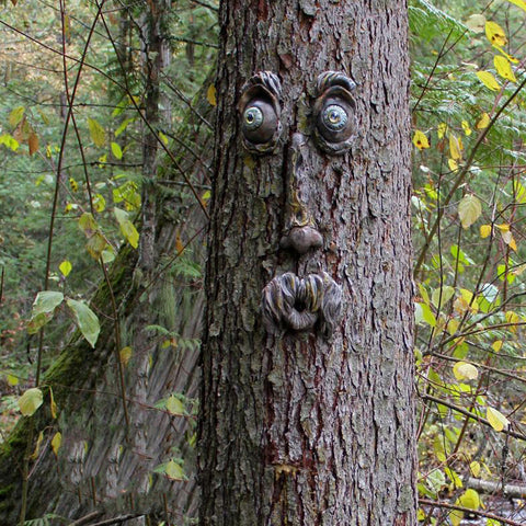 Easter Decorations Outdoors Old Man Tree Art