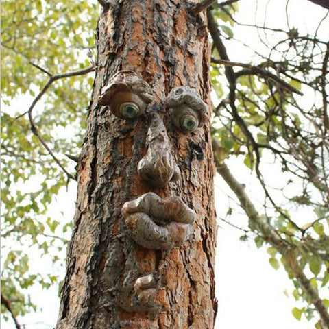 Easter Decorations Outdoors Old Man Tree Art