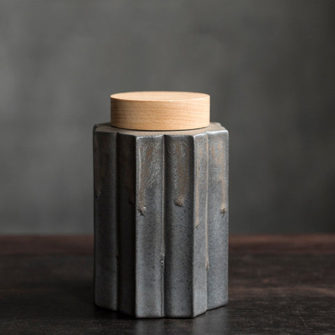 Moisture-Proof Tea Canisters with Wooden Lids