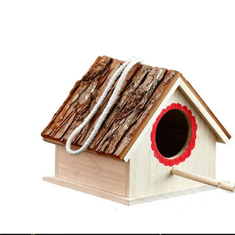 Outdoor Wooden Bird House