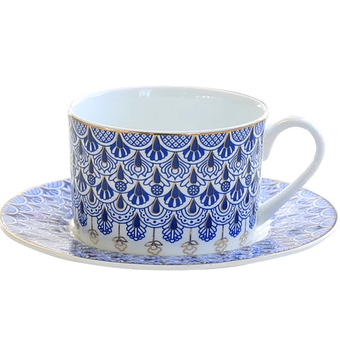 300ML Ceramic Coffe Cup and Saucer Sets