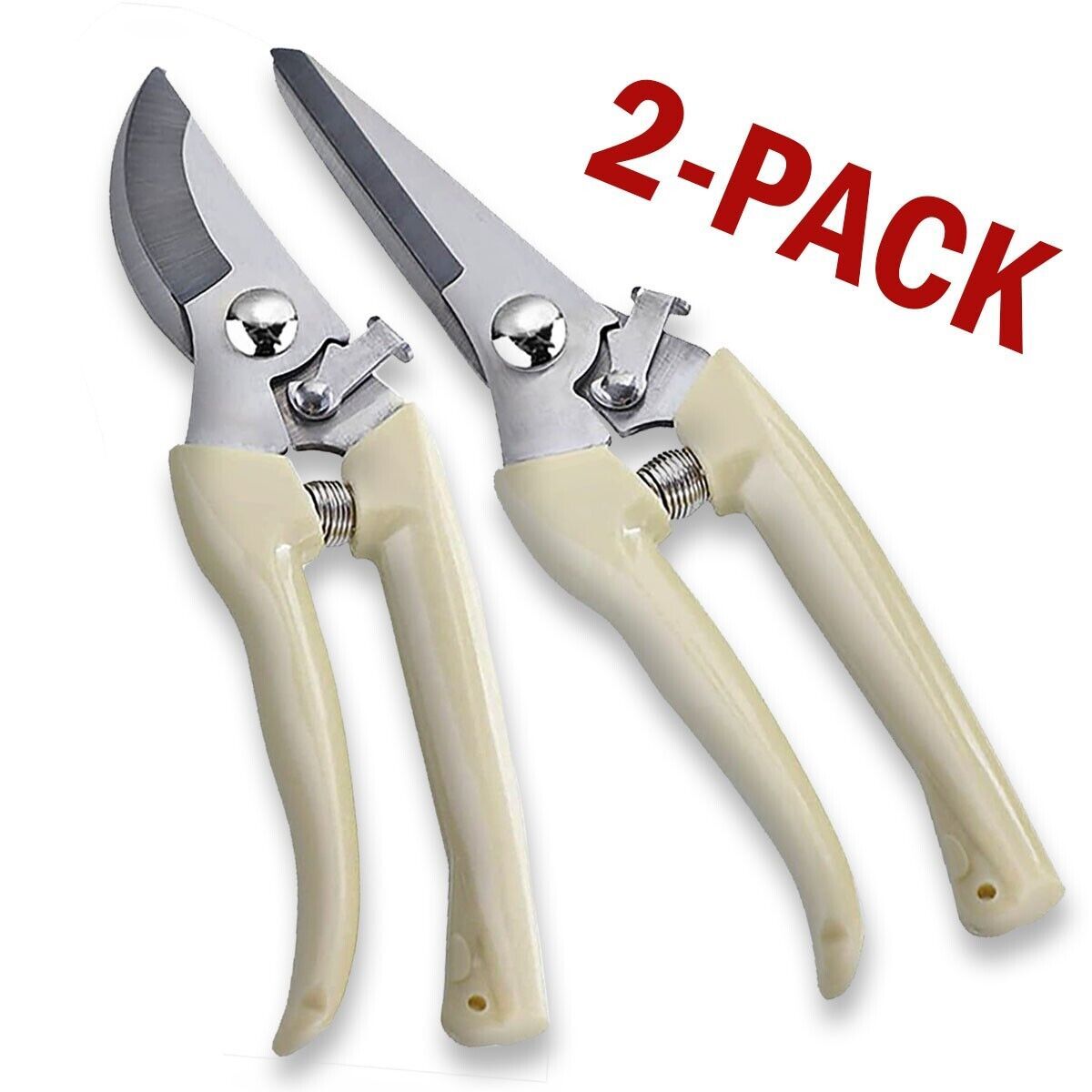 Stainless Steel Garden Pruning Shears Set（2 Pack）