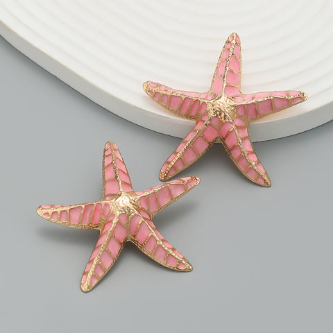 Fashionable Starfish Earrings