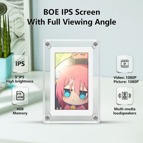 5" HD 1080p Digital Photo Frame