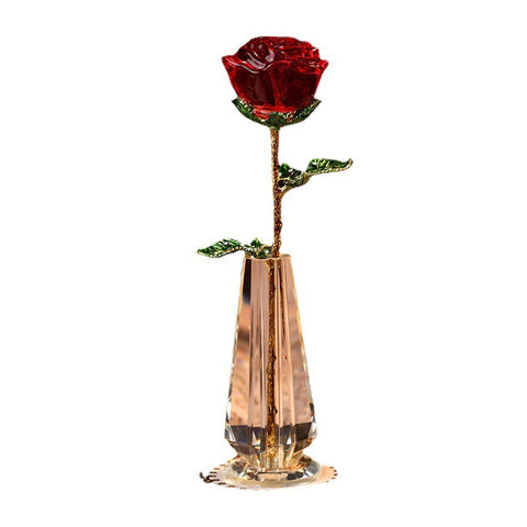 Valentine's Decor Crystal Rose