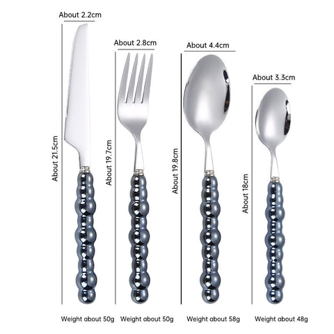 Pearl Handle Tableware Set