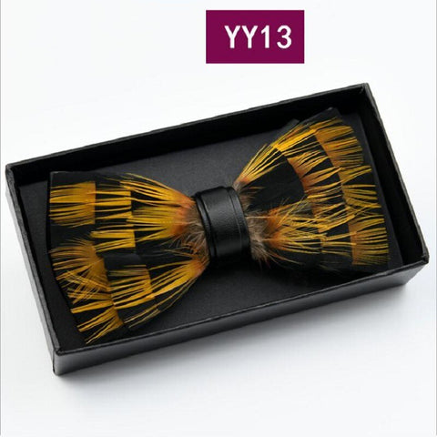 Feather Bow Ties