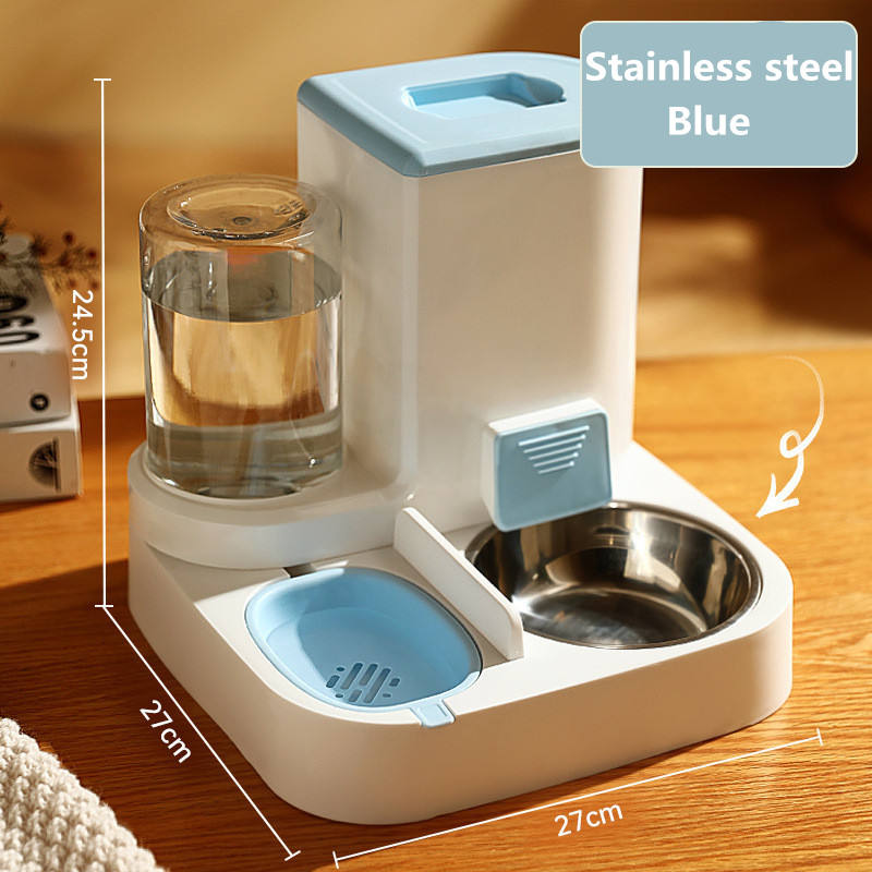 Cat Feeder and Water Dispenser Set