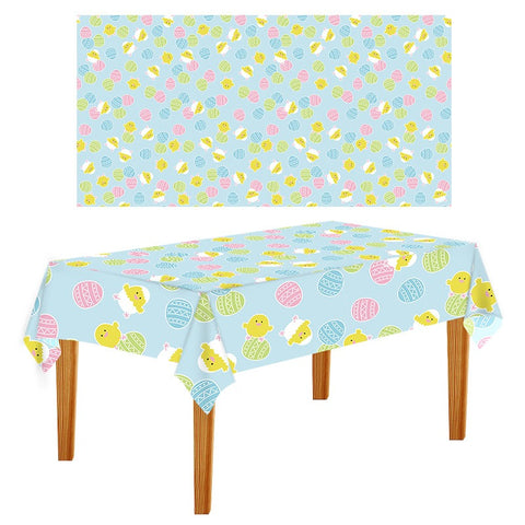 2 Packs Easter Party Disposable Tablecloth