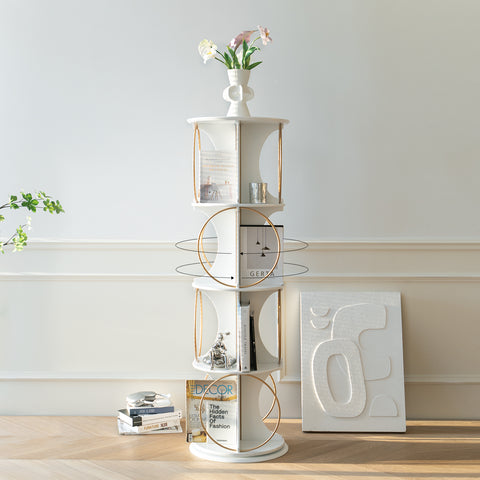 4-Tier Rotating Display Shelf