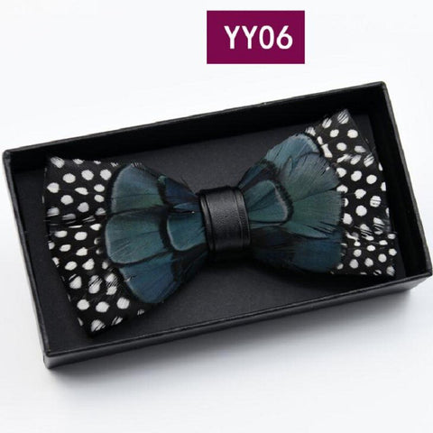 Feather Bow Ties