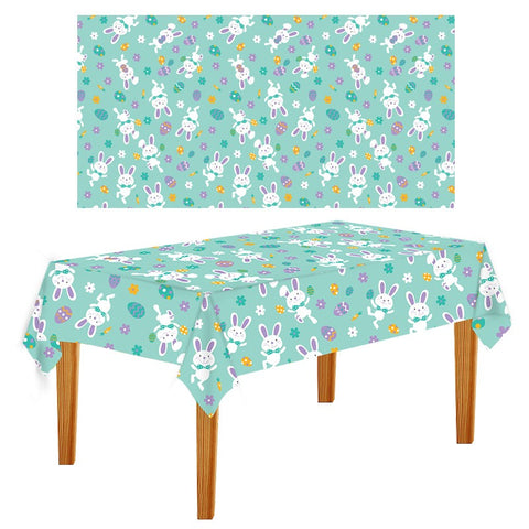 2 Packs Easter Party Disposable Tablecloth