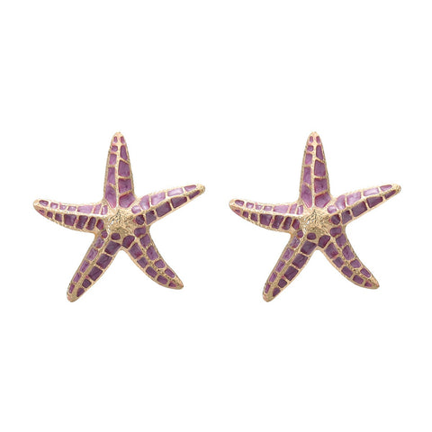 Fashionable Starfish Earrings