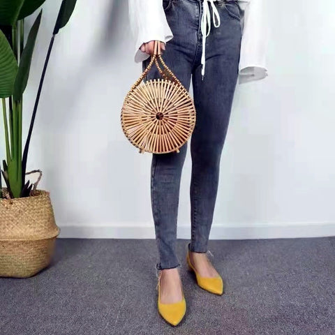 Bamboo Handmade Woven Bag