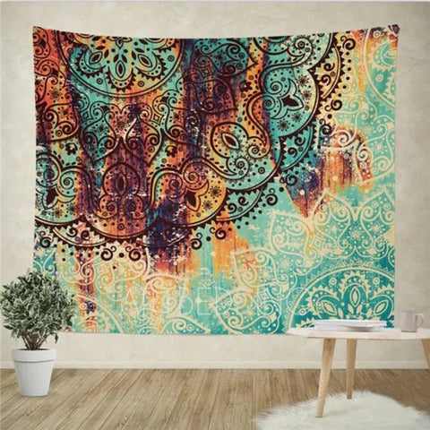 Bohemian Mandala Tapestry