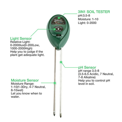 3-in-1 Soil Meter