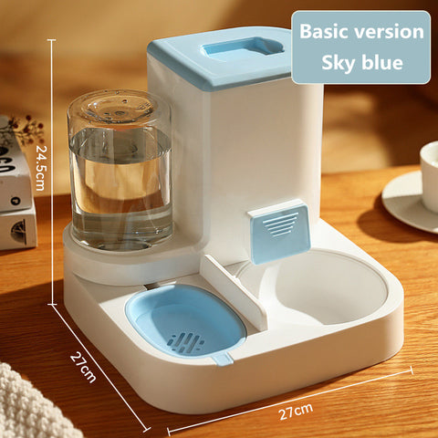 Cat Feeder and Water Dispenser Set