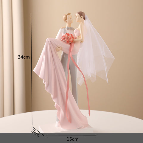 Wedding Bride and Groom Figurine