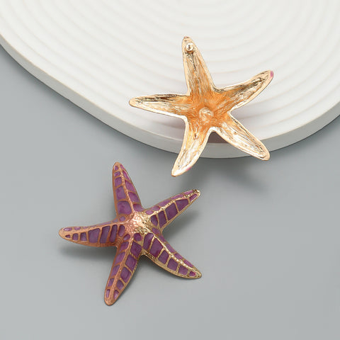 Fashionable Starfish Earrings