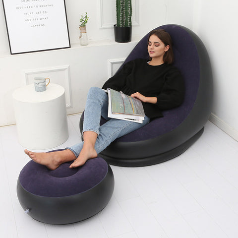 Inflatable Sofa Chair with Footstool