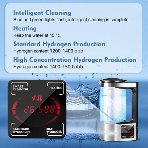 2L Large Capacity Hydrogen Water Pitcher Maker Machine