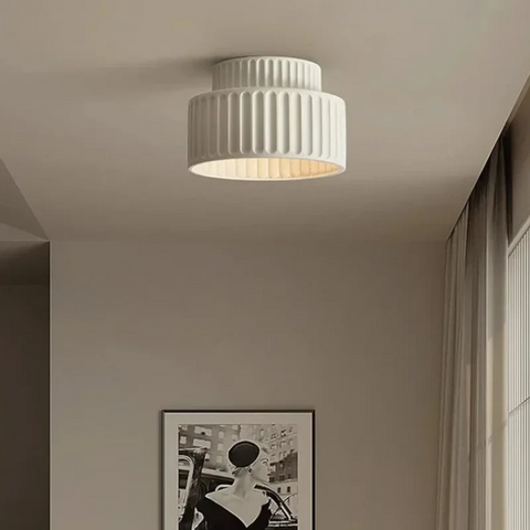 Vintage Drum Semi Flush Mount Ceiling Lights