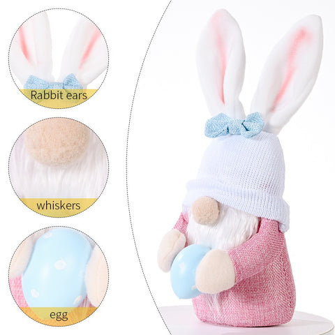 Easter Bunny Egg Doll Ornament