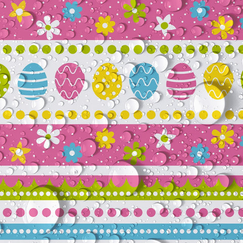 2 Packs Easter Party Disposable Tablecloth