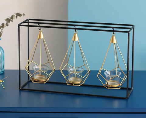 Geometric Tealight Candle Holder