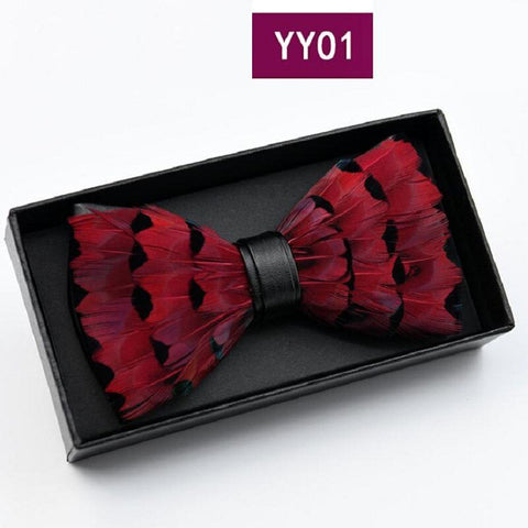 Feather Bow Ties