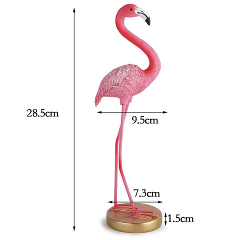 Flamingo Statue Table Decor