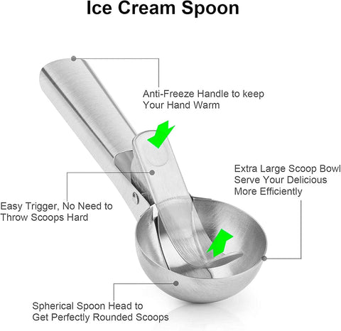 Stainless Steel Ice Cream Scoop