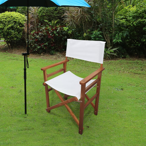 Set of 2 Wooden Folding Chairs