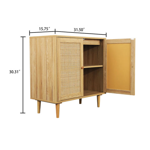 Rattan Storage Cabinet