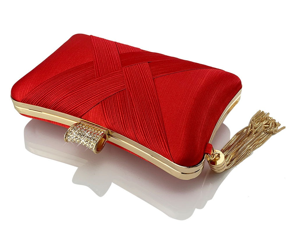 Elegant Satin Clutch Purse