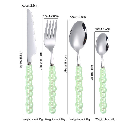 Pearl Handle Tableware Set